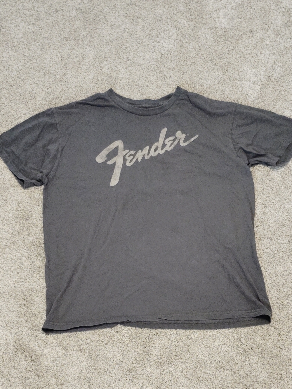 Fender Gray Logo Short Sleeve Tee